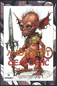 Midnight Demonic Coloring Book Adult Edition
