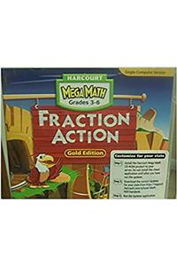 Harcourt School Publishers Eprod/Math: Package of 30 Mega/Fraction Code Grade 3-6 Mega Math Fraction Action