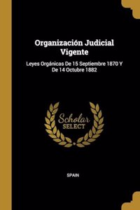 Organización Judicial Vigente