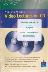Video Lectures on CD with Optional Captioning for Prealgebra