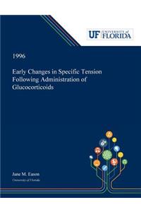 Early Changes in Specific Tension Following Administration of Glucocorticoids