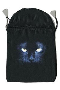 Black Cats Satin Tarot Bag