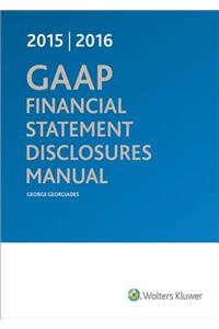 GAAP Financial Statement Disclosures Manual 2015-2016