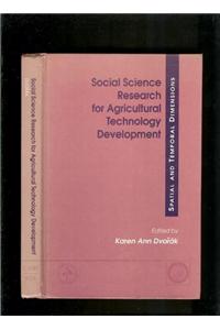 Social Science Research for Agricultural Technology Development