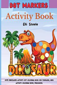 Dinosaur Dot Marker Coloring Book