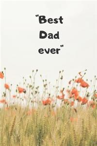Fathers Day Blank Journal Notebook