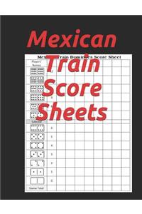 Mexican Train Score Sheets