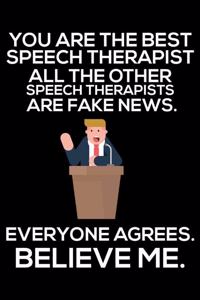 You Are The Best Speech Therapist All The Other Speech Therapists Are Fake News. Everyone Agrees. Believe Me.
