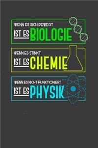 Wenn es sich bewegt ist es Biologie Wenn es stinkt ist es Chemie Wenn es nicht funktioniert ist es Physik