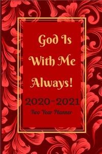 God Is With Me Always 2020-2021 Two Year Planner