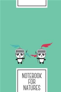 Notebook for Natures