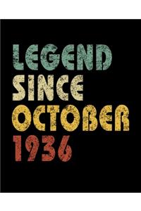 Legend Since October 1936