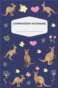 Kangaroo Composition Notebook