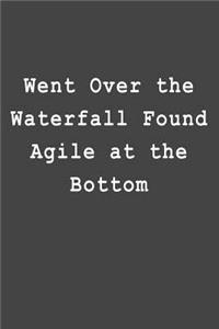 Went Over the Waterfall Found Agile at the Bottom