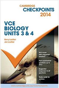 Cambridge Checkpoints VCE Biology Units 3 and 4 2014 and Quiz Me More