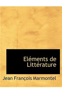 Elements de Litterature