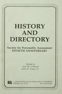 History and Directory: Society for Personality Assessment Fiftieth Anniversary