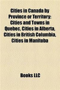 Cities in Canada by Province or Territory