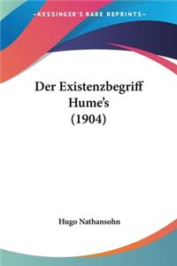 Existenzbegriff Hume's (1904)