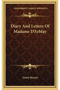 Diary And Letters Of Madame D'Arblay