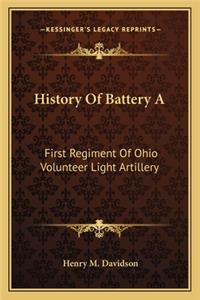 History Of Battery A