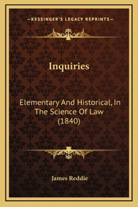 Inquiries