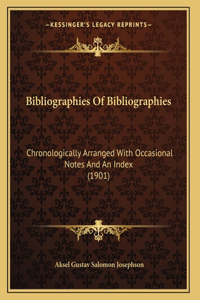 Bibliographies Of Bibliographies