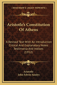 Aristotle's Constitution Of Athens