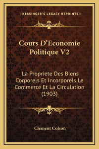 Cours D'Economie Politique V2