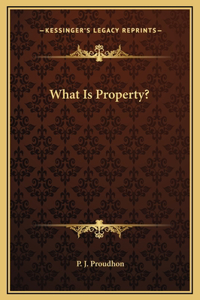 What Is Property?