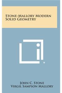Stone-Mallory Modern Solid Geometry