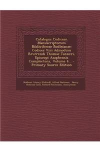 Catalogus Codicum Manuscriptorum Bibliothecae Bodleianae