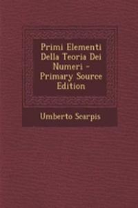 Primi Elementi Della Teoria Dei Numeri