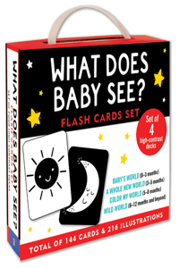 High Contrast Flash Cards (Set of 4)