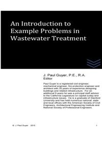 Introduction to Example Problems in Wastewater Treatment