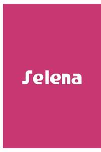 Selena - Pink Notebook / Journal / Extended Lined Pages / Soft Matte Cover