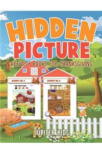 Hidden Picture Activity Books for Thanksgiving