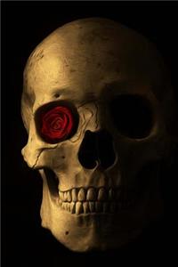 Skull with an Eye Socket Rose Journal