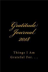 Gratitude Journal 2018