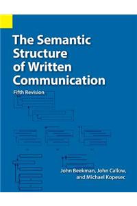 The Semantic Structure of Written Communication