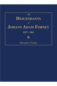 Descendants of Johann Adam Forney 1557-1963