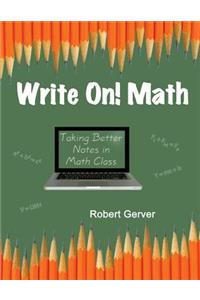 Write On! Math