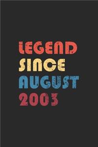 Legend Since August 2003
