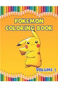 Pokemon Coloring Book Volume 1