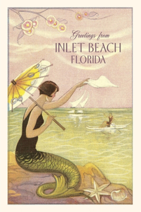 Vintage Journal Inlet Beach, Mermaid