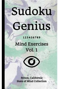 Sudoku Genius Mind Exercises Volume 1