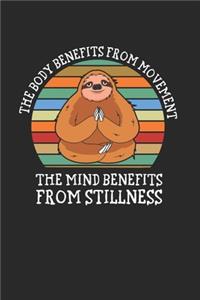 Yoga Sloth Notebook - Yoga Therapist Journal Planner