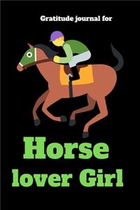 Gratitude Journal For Horse Lover Girl