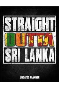 Straight Outta Sri Lanka Undated Planner