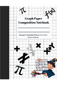 Graph Paper Composition Notebook